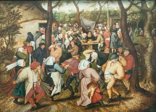 "Wedding Dance in the Open Air" by Pieter Brueghel the Younger, Royal Museum of Fine Arts, Belgium